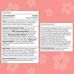 Capsaicin and natural oils in Kanjo Pain Relief Oil ingredients