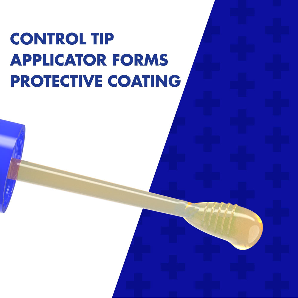 Protective film coating forming on a sore