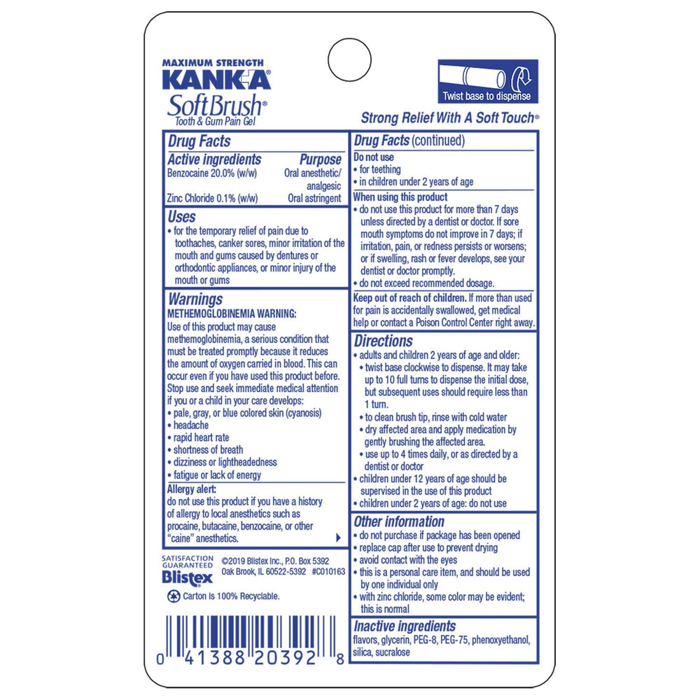 Kank-A SoftBrush 3-pack back packaging