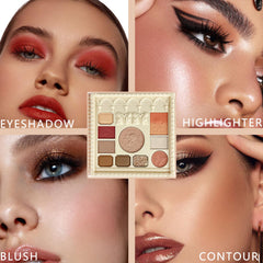 K'APEINE 10Colors palette gift-ready packaging with lace.