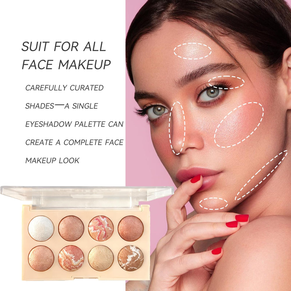 K'APEINE all-face palette open displays colors for eyes, cheeks, and contour