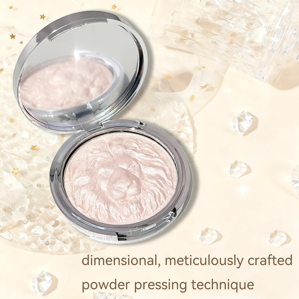 K'APEINE Baked Highlighter Powder Texture delivers a smooth, long-lasting glow