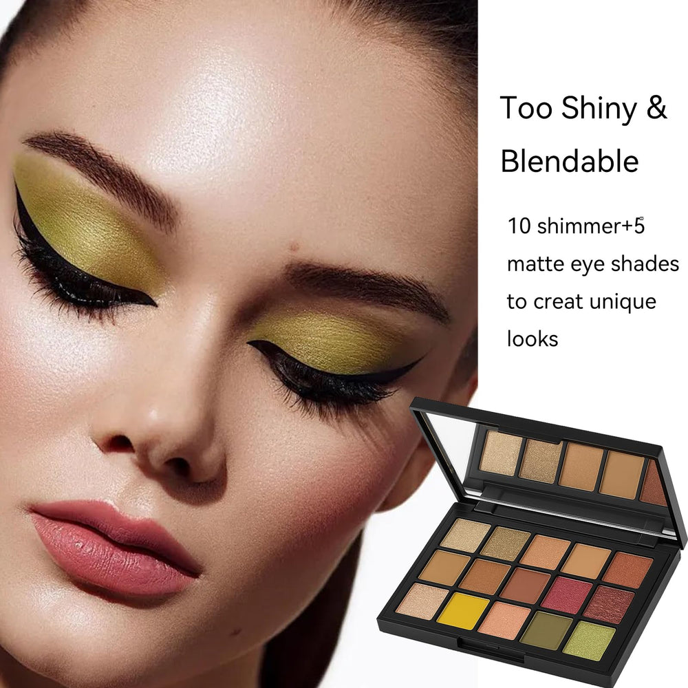 K'APEINE compact travel palette fits easily in your makeup bag.
