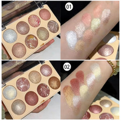K'APEINE eight-color swatches show rich pigment and seamless blending