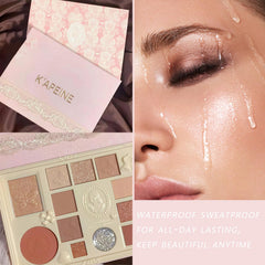 K'APEINE Nude Eyeshadow Palette matte shades for definition and blending