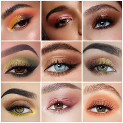 K'APEINE shimmer and matte finishes create bold party-ready looks.
