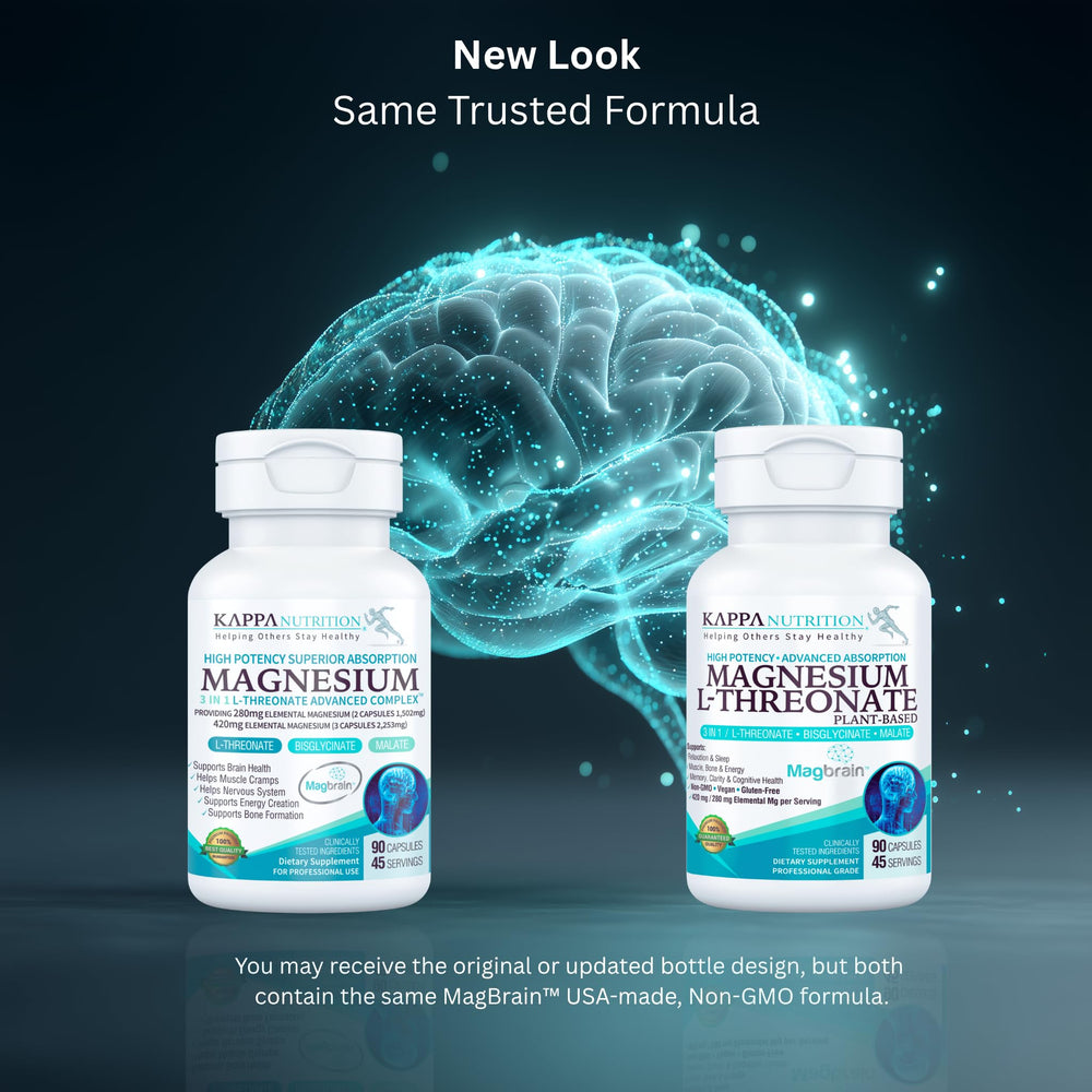 Product label for Magbrain Magnesium L-Threonate