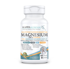 Front view of Kappa Nutrition Magnesium 4-in-1 bottle