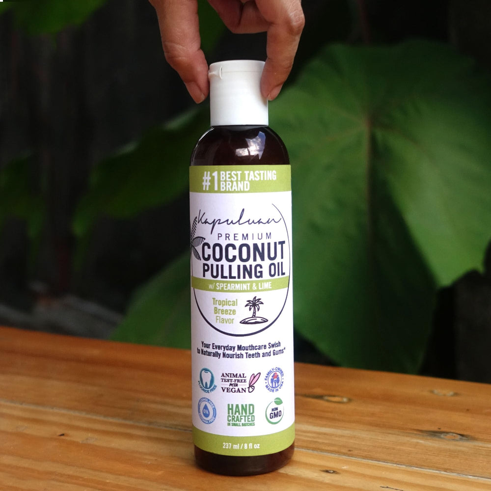 Fresh breath and healthy gums after using Kapuluan coconut oil pulling