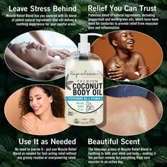 Massage therapist applying Kapuluan Massage Body Oil to back muscles