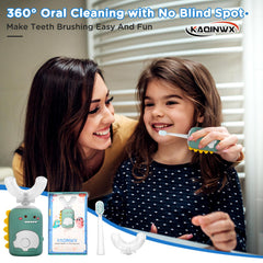 KAQINWX Kids U-Shaped Toothbrush packaging