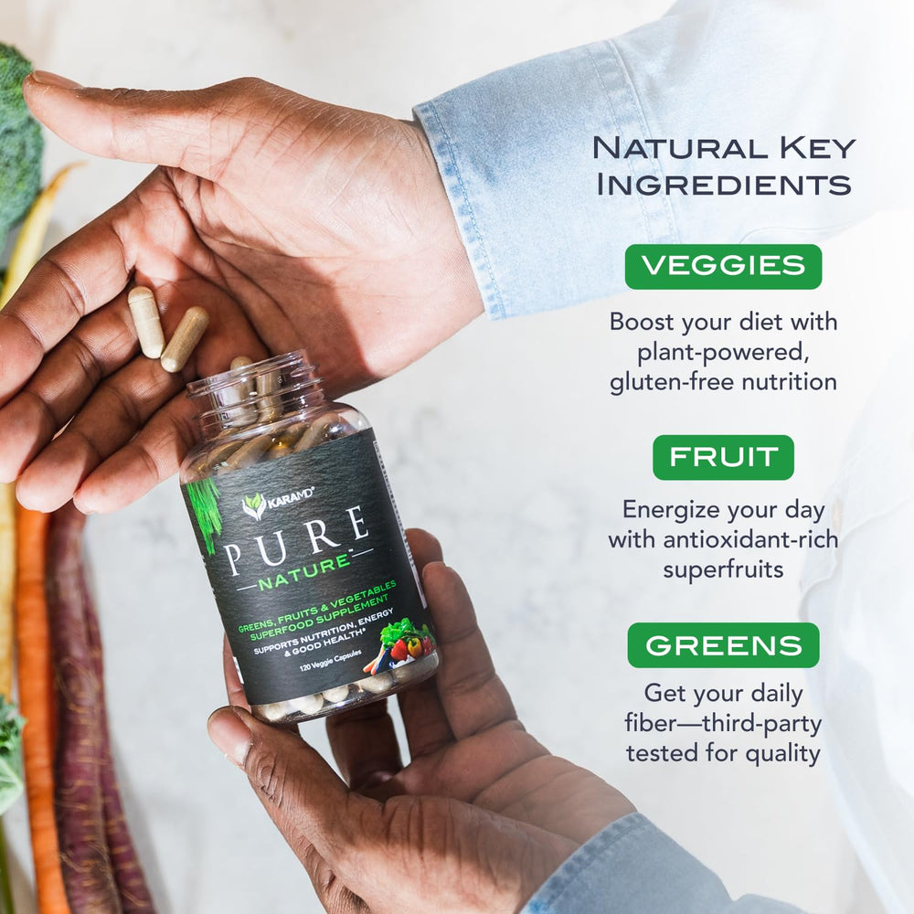 Made in USA manufactured KaraMD Pure Nature bottle