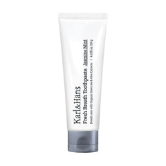 Close-up of Jasmine Mint toothpaste highlighting delicate flavor