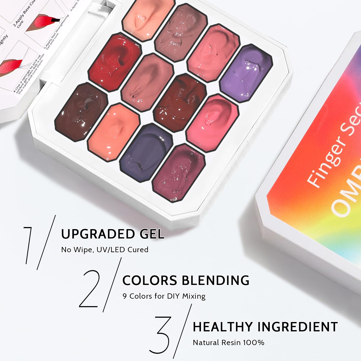 Karroy UV/LED cured palette ensures quick, durable manicures.