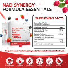 Kaseano NAD supplement bottle label
