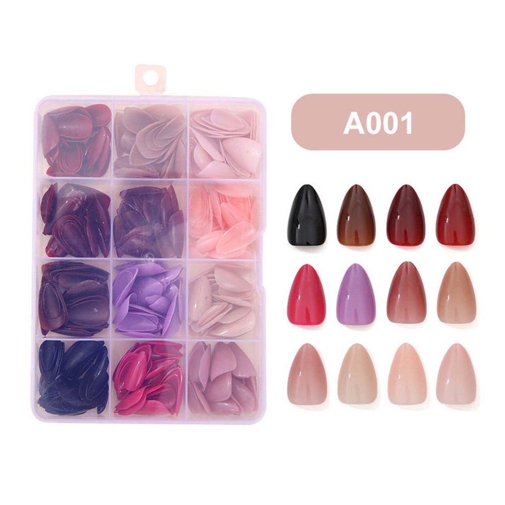KASOICRA 12-pack almond nails color 03 provides quick, salon-like results at home