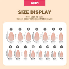 KASOICRA 12-pack almond nails color 07 guarantees safe, non-toxic materials for nail lovers