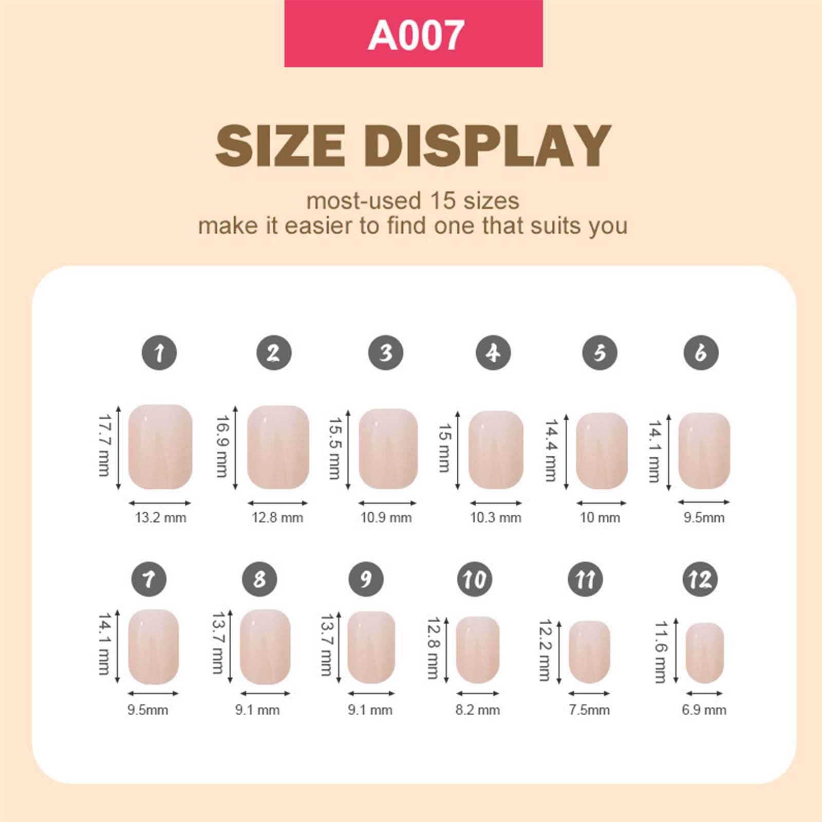 KASOICRA reusable press-on nails for quick touch-ups.