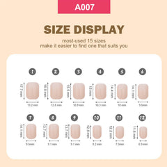 KASOICRA reusable press-on nails for quick touch-ups.