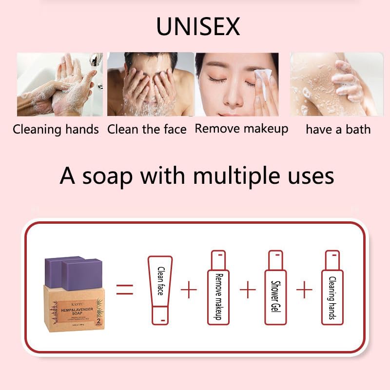 Kastu soap in foaming net demonstrates easy lather, a mild cleanse for body and face