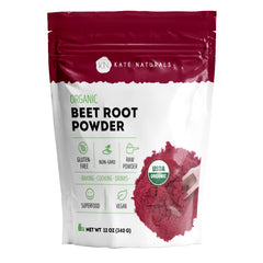 Kate Naturals Organic Beet Root Powder jar - 12oz