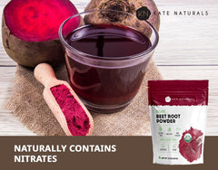 Beet root powder used in baking and as natural red coloring