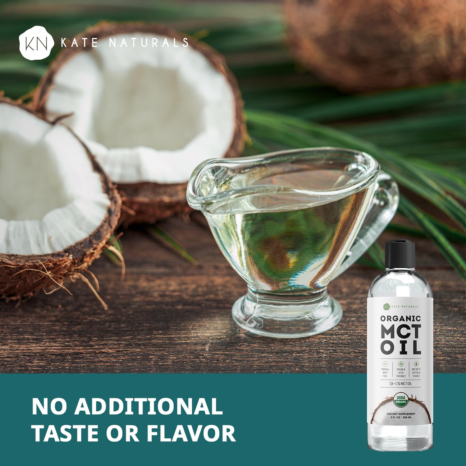 Kate Naturals MCT Oil added to smoothie