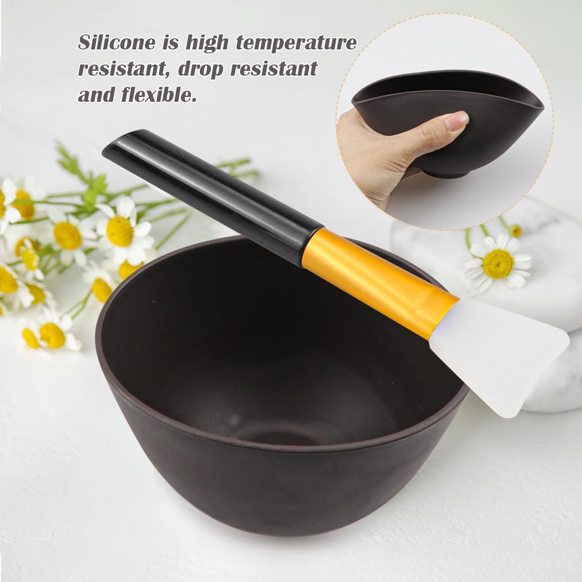 Katigate dishwasher-safe silicone bowl for easy cleanup.