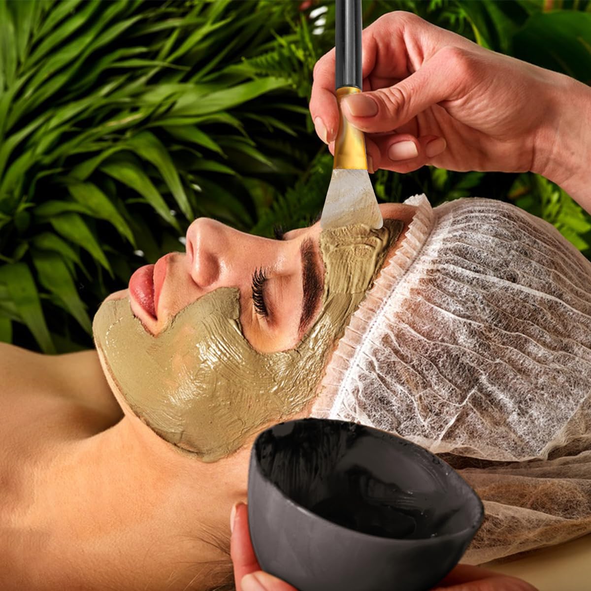 Katigate microwave-safe bowl for quick mask prep.
