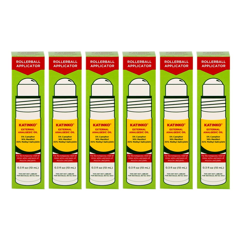 Katinko External Analgesic Oil 10ml bottle with roll-on applicator
