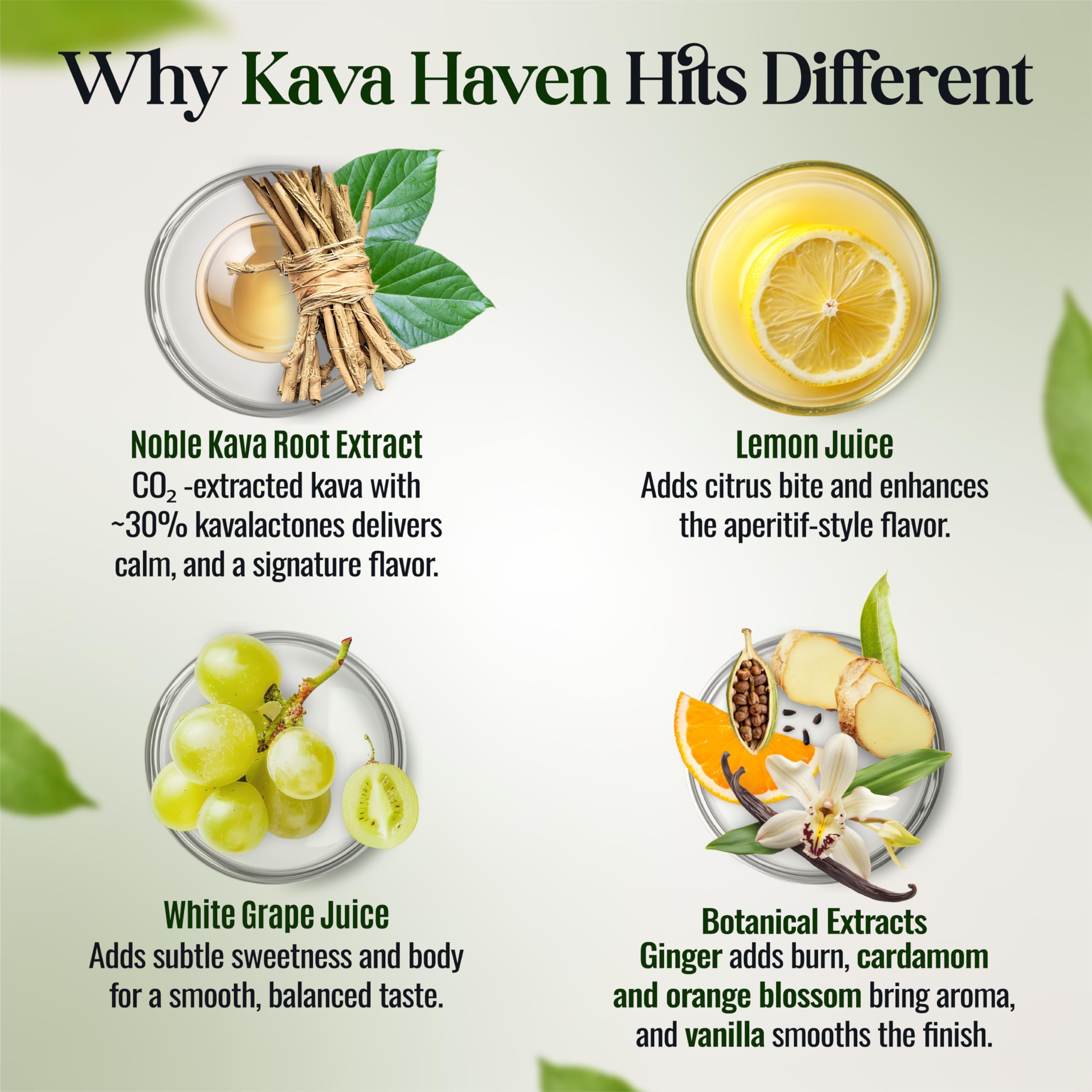 Kava Haven Non Alcoholic Spirit CO2 extracted kavalactones 150mg per serving