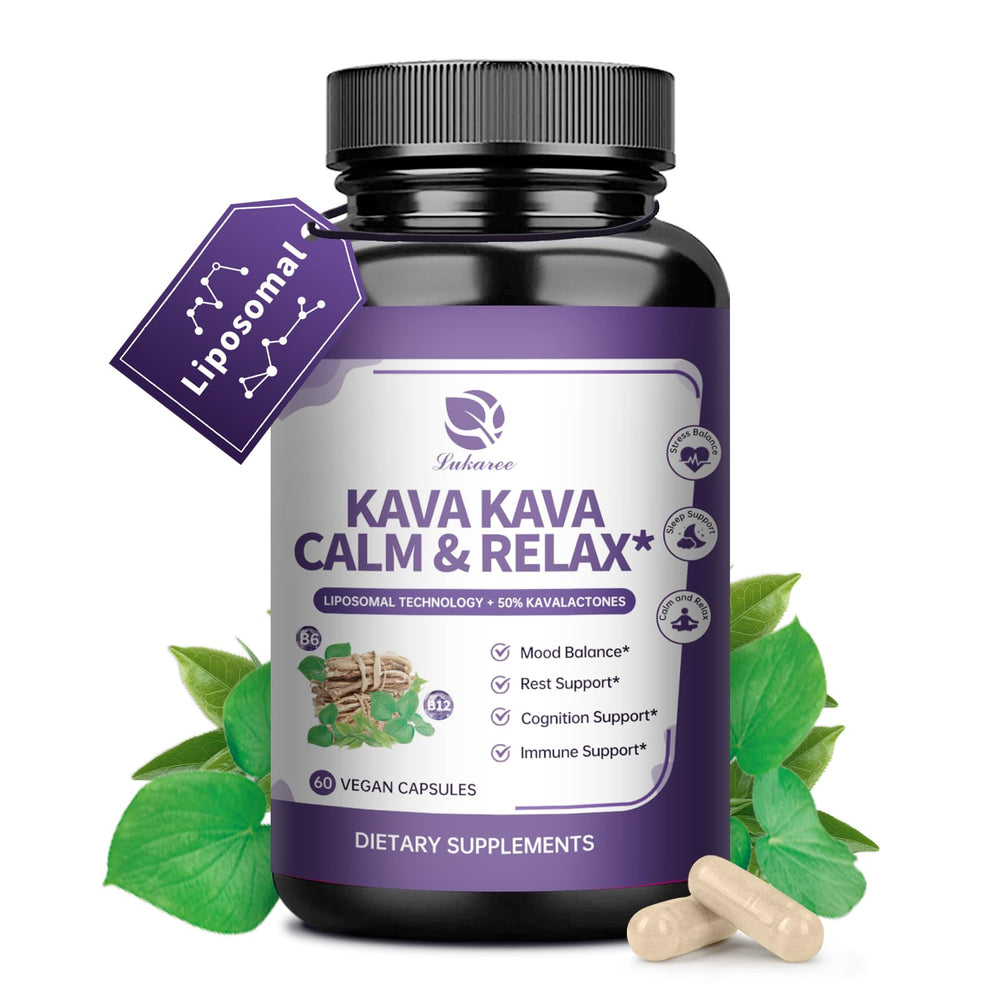 Kava Kava Root Extract bottle (60ct)