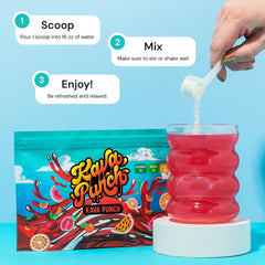 Packaging close-up showcasing 30-serving pouch and clean ingredients