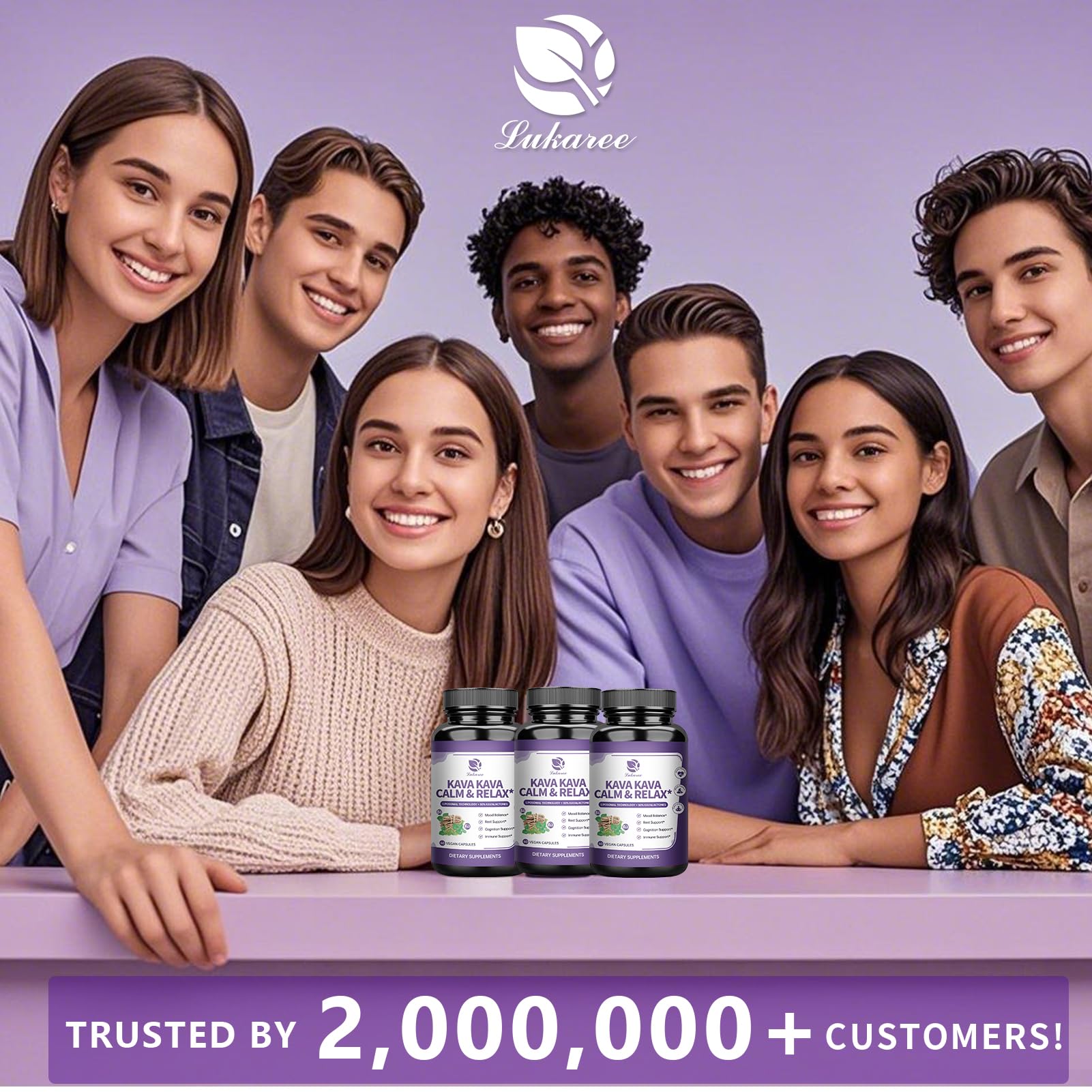 Graphic illustrating 50% kavalactones content