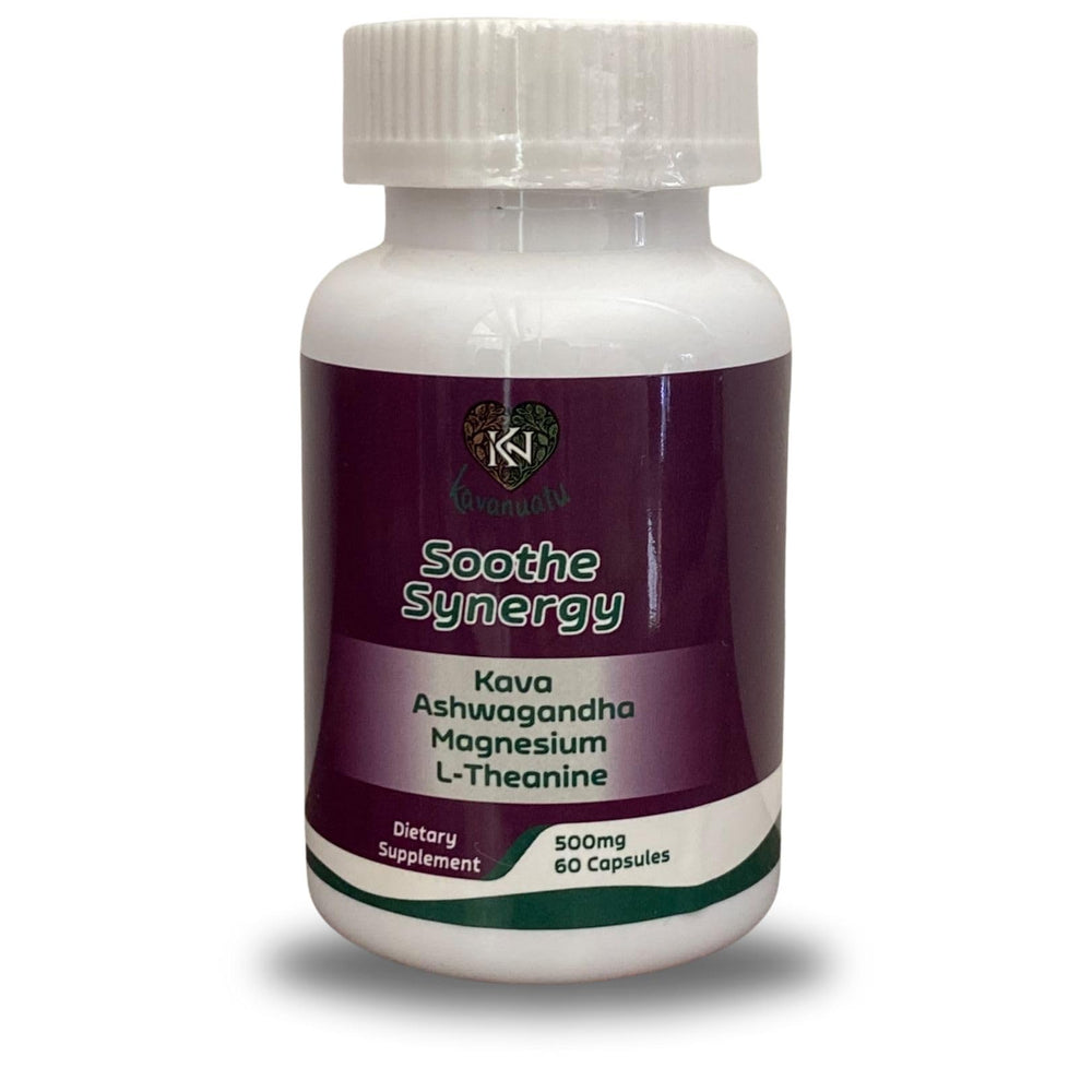 Kavanuatu Kava Capsules bottle front view