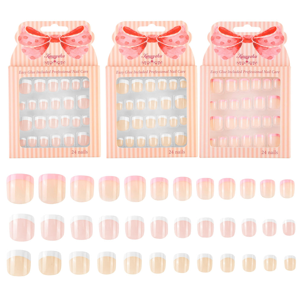Kawyehu Kids Press-On Nails 72-piece pack for quick at-home nail art