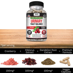 Front view of Kaya Naturals D-Mannose bottle