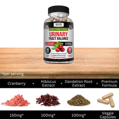 D-Mannose veggie capsules on white background