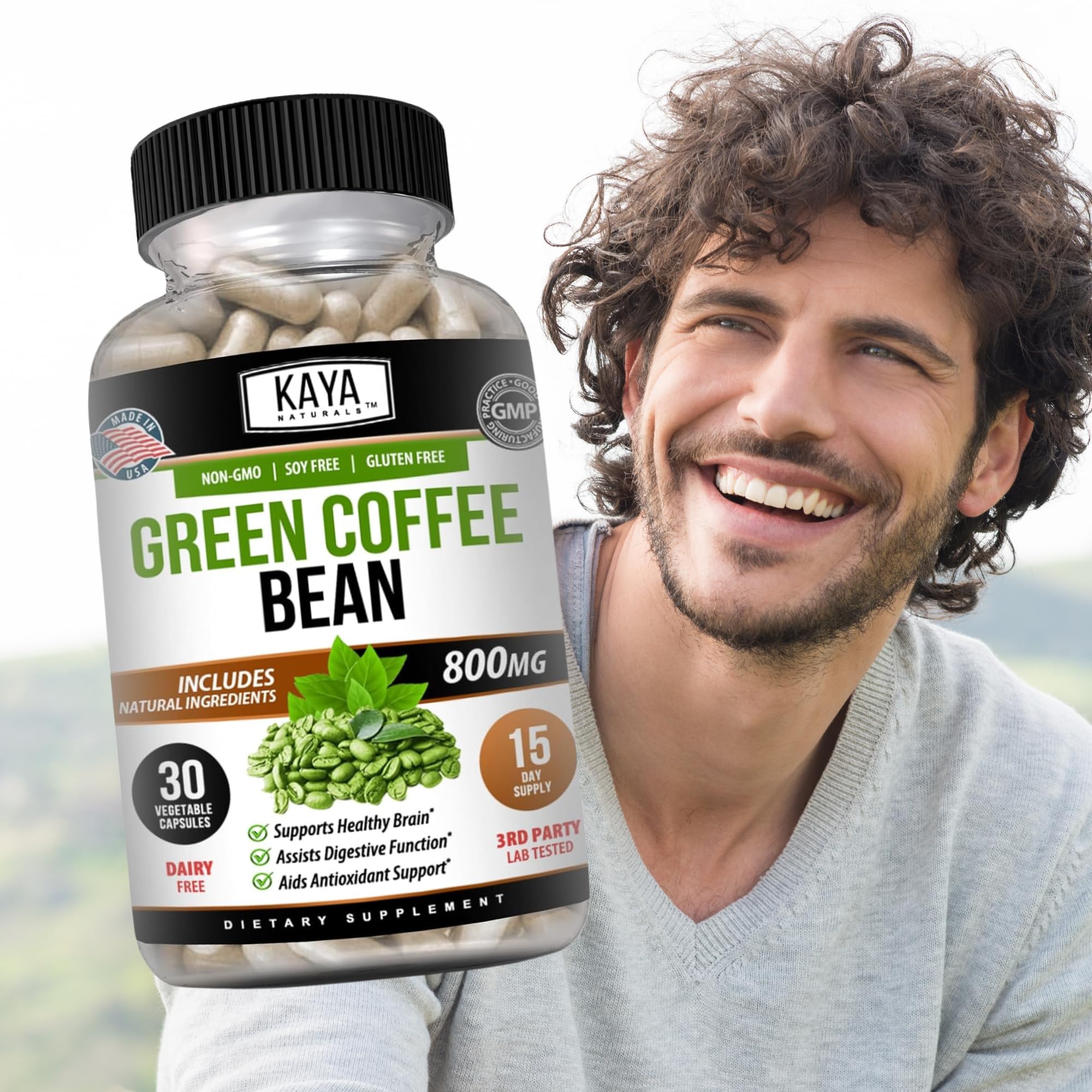 Gluten-free and Non-GMO certification seals