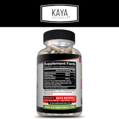 Kaya Naturals Raspberry Ketone bottle back label