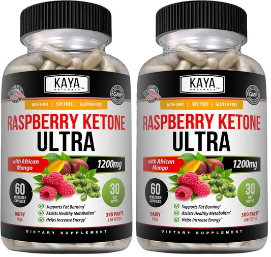 Kaya Naturals Raspberry Ketone bottle front