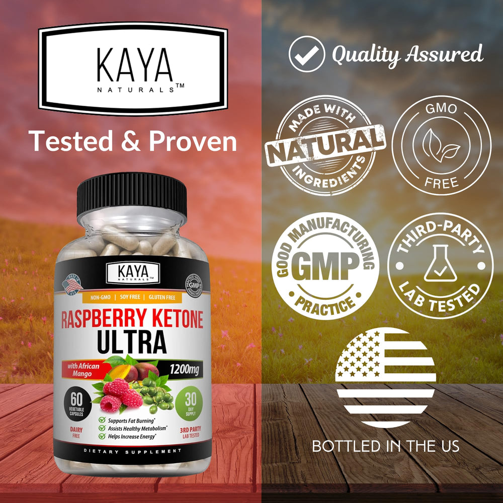 Ingredients for Kaya Naturals Raspberry Ketone