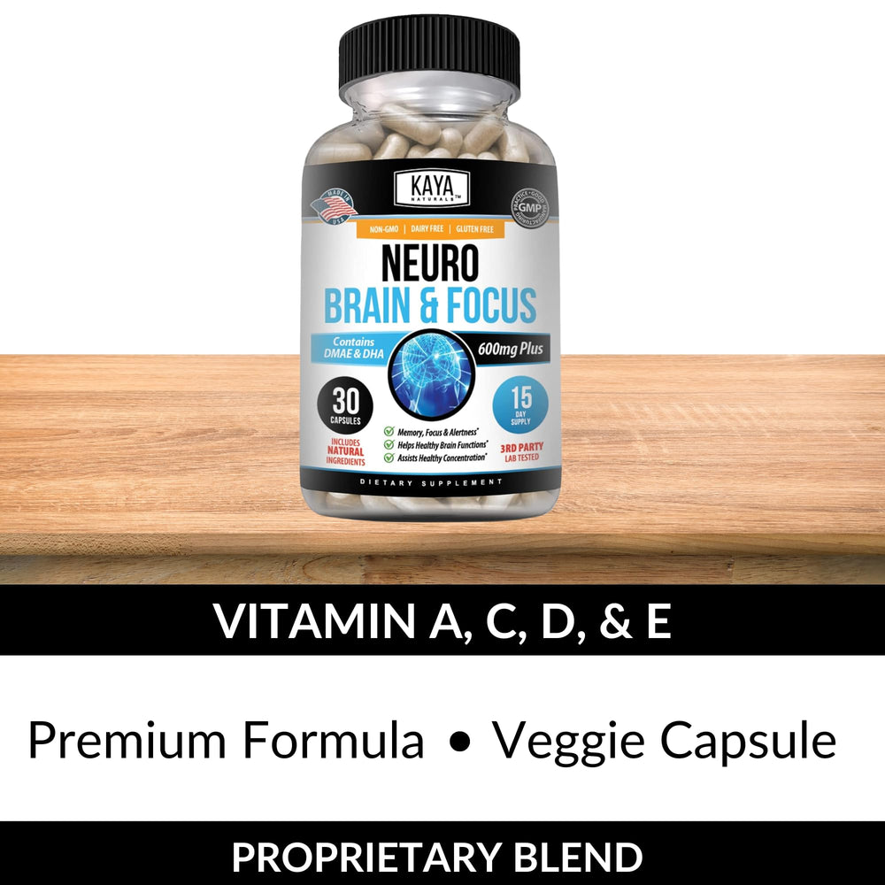 Kaya Naturals Neuro Brain two-pack display