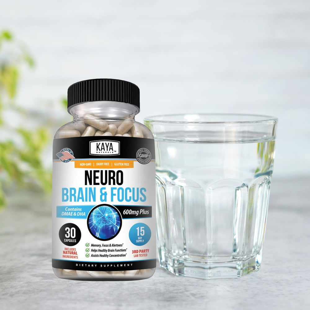 Concept image focused on memory and concentration with Kaya Naturals