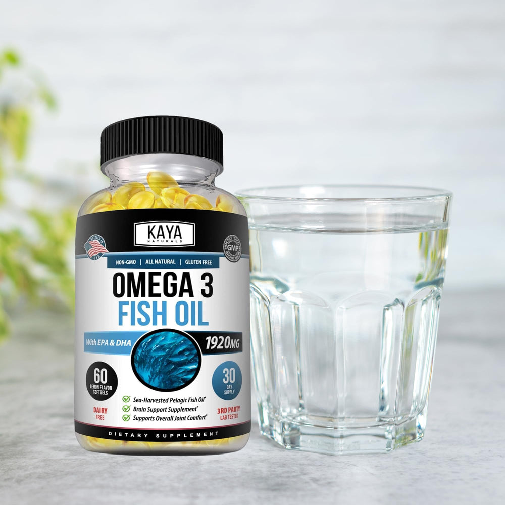 No fishy aftertaste concept for Kaya Naturals Omega-3