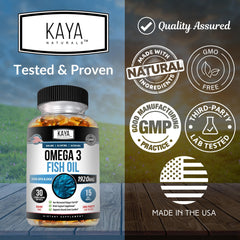Sea-harvested pelagic fish oil illustration for Kaya Naturals Omega-3