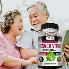 Kaya Naturals Resveratrol ingredients panel
