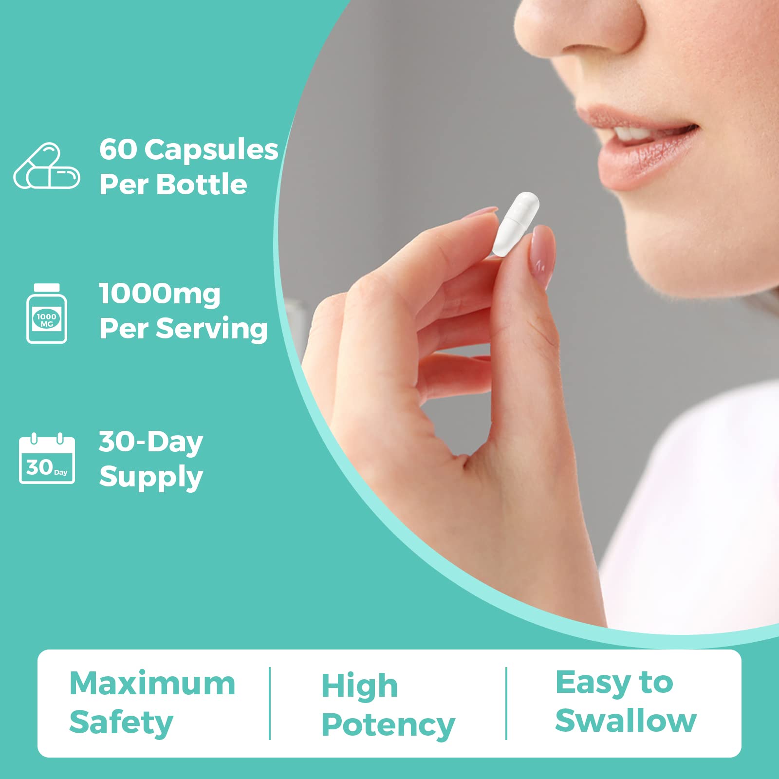 Kayseari Tudca bottle on kitchen counter for consistent daily use.