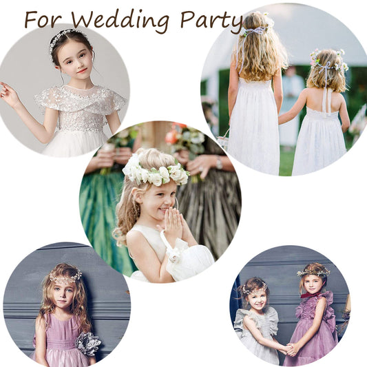 Kayzon Kids Flower Pearl Headband Pink-02 enhances party photos with delicate floral detail.