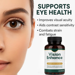Close-up of Vision Enhance Pro label